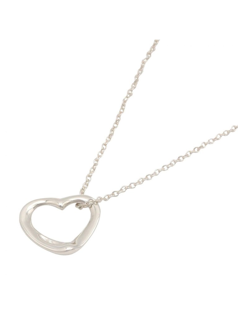 Tiffany & Co Necklace Open Heart 43 925 Sterling Silver